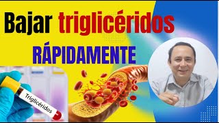 ¿Cómo bajar los triglicéridos sin medicamentos  VID 66 [upl. by Walli]