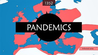 Major epidemics and pandemics  Summary on a Map [upl. by Peisch]