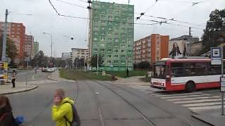 Brno Trams Route 1 Ečerova to Řečkovice [upl. by Haduj]