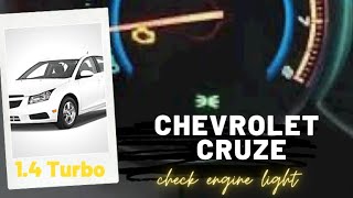 Chevrolet Cruze Check Engine Light On [upl. by Rengaw]