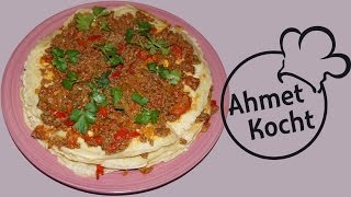 Rezept Pfannkuchen mit Hackfleischfüllung  AhmetKocht  türkisch kochen  Folge 162 [upl. by Maupin]