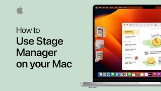 How to use Stage Manager on your Mac  Apple Support [upl. by Letsyrhc]