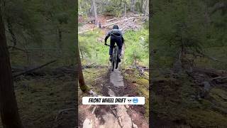 Super sketchy save on a whistler rock slab mountainbike freeridemtb mtb whistlerbc [upl. by Latty751]