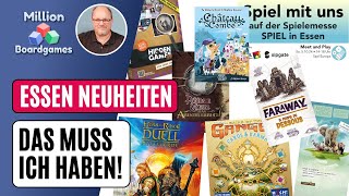 Gespielte Neuheiten und meine Pflichtkäufe  Spiel Essen 2024 [upl. by Gareth]