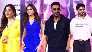 Ajay Devgn Tabu Saiee M Shantanu Neeraj Pandey at Auron Mein Kahan Dum Tha Trailer Launch [upl. by Anaiad]