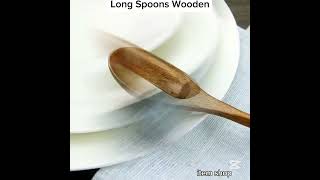 Natural Wood Handle Round Stirrer  Perfect for Soup Cooking amp Mixing [upl. by Aynahs460]