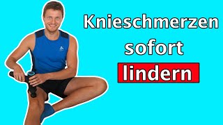 Massagepistole Anwendung für Knieschmerzen  Schmerzen im Knie reduzieren  Flow Pro Gutscheincode [upl. by Gerti]