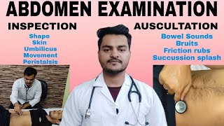 Abdominal Examination  Inspection and Auscultation [upl. by Amsab]