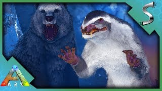 TAKING ON THE SNOW CAVE WITH A PACK OF MUTATED ALLOSAURUS  Ultimate Ark E26  The Island [upl. by Nwahsir]