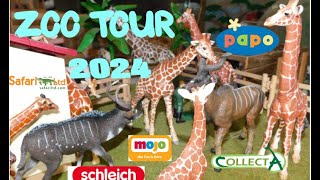 ZOO TOUR 2024  Lions jaguars leopards giraffes tapirs tigers kangaroos [upl. by Frost]