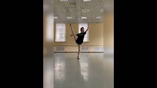 Maria Khorevas beautiful technique  Ballet exercises 🥰 shorts [upl. by Naehgem125]