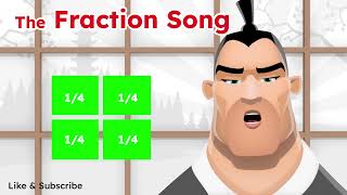 The Fraction Song  Fun Math [upl. by Yerfej889]