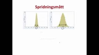 25 SPRIDNINGSMÅTT VARIANS amp STANDARDAVVIKELSE 2 Att beskriva en variabels fördelning [upl. by Giah]