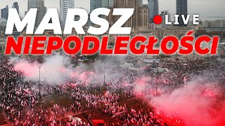 Marsz Niepodległości 11 listopada NA ŻYWO [upl. by Rellia681]