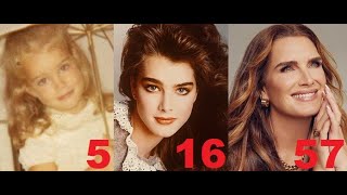 Brooke Shields from 0 to 57 years old [upl. by Leaffar147]