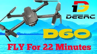 DEERC D60 40 Off Right Now With Discounts Below The Longest Flying Budget Drone deercd60 d60 [upl. by Lonne522]