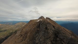 Silvertip Ridge and Mt Rideout  DJI FPV Drone [upl. by Nobie]