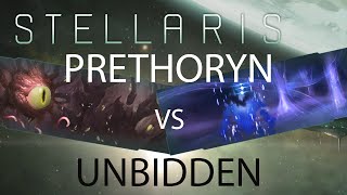 Stellaris  Prethoryn Scourge vs Unbidden  600 year timelapse [upl. by Eiboh]