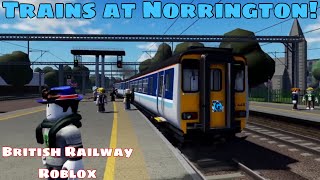 Trains at Norrington in British Railway [upl. by Eleon]