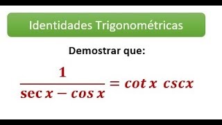 Identidades Trigonometricas Ejercicios 3 EJEMPLOS Practicos [upl. by Cadmarr]