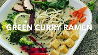 Green curry ramen [upl. by Hagan]