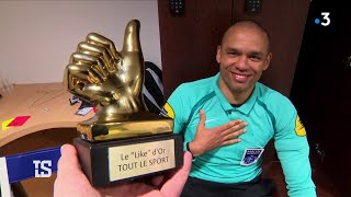 Like d’Or TLS  Gaël Angoula l’ancien joueur caractériel devenu arbitre [upl. by Sillyrama]