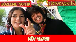 MARULKAFA İLE KÖYE GİTTİK  TİKTOK VİDEOSU ÇEKTİK  GÖZLEME YAPTIK  VLOG  YÖRÜK EDA Marulkafaa [upl. by Raffaj]