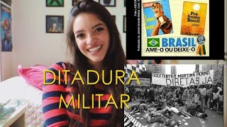 Resumo de História DITADURA MILITAR Débora Aladim [upl. by Ococ717]