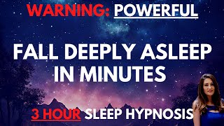 Sleep Hypnosis to Fall Deeply Asleep in Minutes Sleep Meditation  Dark Screen [upl. by Haela400]