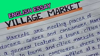 VILLAGE MARKET English essay on quotYour Village Market quot [upl. by Altheta]