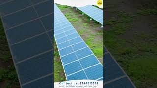 1 MW solar power plant in India  Ground Mount Solar Structure  Solar Trackers  Drone View [upl. by Anaes]