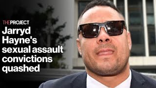 Jarryd Haynes sexual assault convictions quashed [upl. by Woodford]