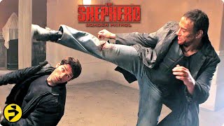 THE SHEPHERD BORDER PATROL  Best Fight Scenes  Jean Claude Van Damme Scott Adkins [upl. by Atineg]