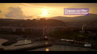 Flying over CagnesSurMer France [upl. by Nnyluqcaj]