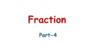 Multiplication of Fraction part 4 [upl. by Celtic899]