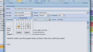 Using Tasks in Outlook [upl. by Yelsgnik]