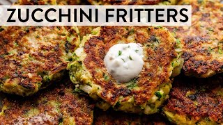 Zucchini Fritters  Sallys Baking Recipes [upl. by Marylou]