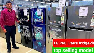 LG 260 Liters double door refrigerator lg refrigerator [upl. by Dremann]