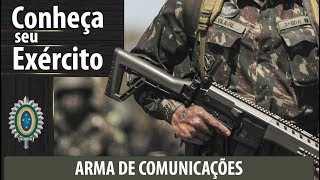 Qual a missão da Arma de Comunicações ConheçaSeuExército [upl. by Leumek]