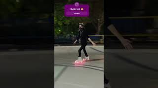 Skater girl😎 Wonderful skating🥰 latests [upl. by Esenej]