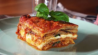 Authentic Italian Aubergine Parmigiana [upl. by Deach]