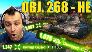 Obj 268 Dominating with HE Shells  World of Tanks [upl. by Reivax]