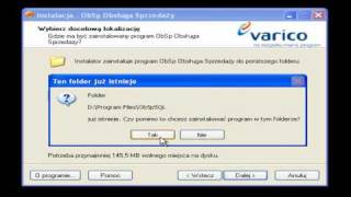 Instalacja programu Varico z bazą danych PostgreSQL [upl. by Ahsaf223]
