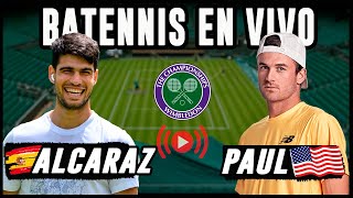 Alcaraz vs Paul  Sinner vs Medvedev Wimbledon 2024  Reacción en vivo [upl. by Alvan]