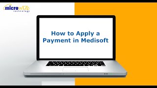 How to Apply a Payment in Medisoft  Medisoft Training [upl. by Gargan245]