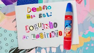 Desafio Cola Gel Labirinto [upl. by Esinej]