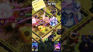 Warden vs Queen 👑clashofclans coc cocupdate th17 th17update sumit007 clangames [upl. by Adamsun]