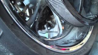 Fixing Motorcycle Tire with RideOn TPS Tire Balancer and Sealant [upl. by Aracahs]