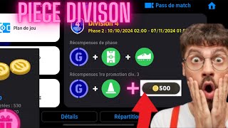 Comment gagner 550 pièce Avec league efootball Division efootball [upl. by Amliw]