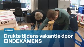 Voorbereidingen voor eindexamens bij Sophianum in Gulpen 😱📝  L1 Nieuws [upl. by Kerby132]